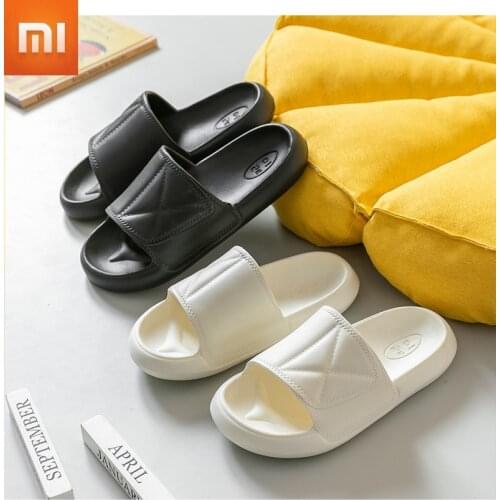 Xiaomi Men Women Slippers Indoor Floor Flat Summer Sandals Home Bathroom Slippers Non-slip Soft Bottom EVA Couple Flip Flop