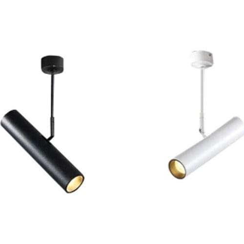 LED long pole surface mounted downlight 5W/7W/12W AC85-265V COB ceiling light dining KTV bar background wall light