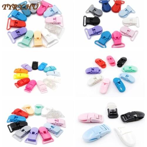 TYRY.HU 10pcs/lot Pacifier Clip for Baby Pacifier Holder Silicone Beads Baby Teether Pacifier Chain Accessories Baby Products