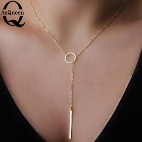 Statement punk metal simple short necklace women gold silver plated clavicle chain necklace gift collares collier
