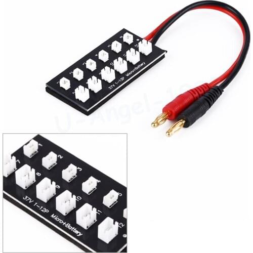 1pcs 3.7V lipo Battery Mini Toys Battery Parallel Charging Board Panel For Rc Toy