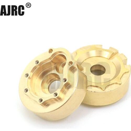 2 pieces TRX4 axle door brass counterweight balancing door drive housing for 1:10 RC tracked Traxxas TRX-4 guard Bronco