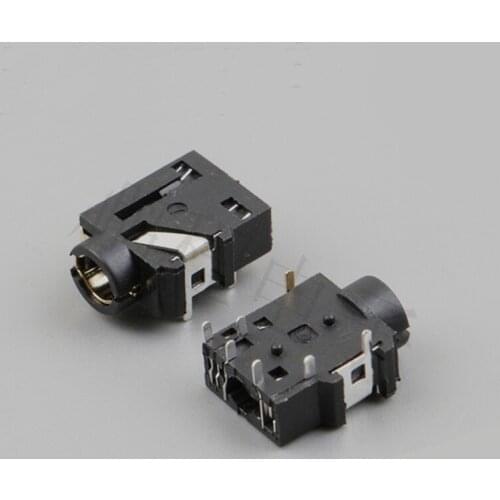 3.5 earphone 7 pin 2 fixed foot 3.5MM socket female socket power socket PJ-362