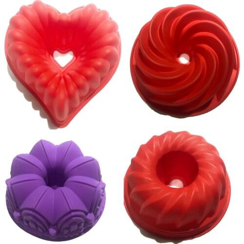 3D Baking mold Silicone Cake Molds DIY Birthday Wedding Party