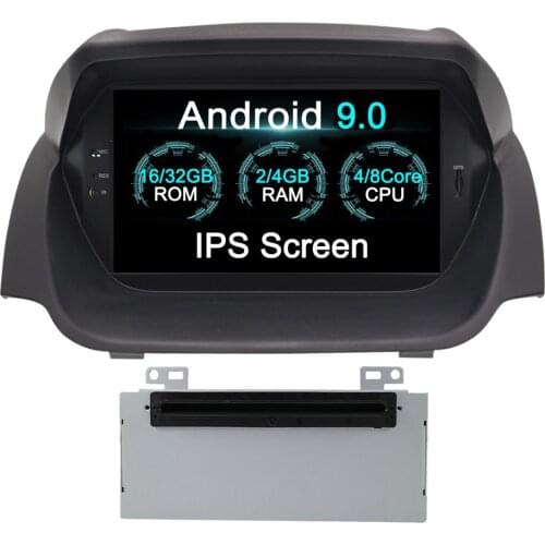 4+32G Android 9.0 Car DVD Multimedia player head unit for Ford Fiesta 2013 2014 2015 2016 with GPS navigation Radio stereo