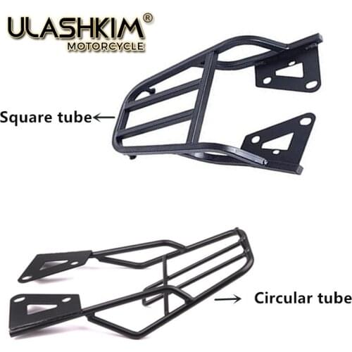 Free shipping Black Rear Luggage Carrier Rack Support Holder Saddlebag Cargo Shelf Bracket Kit for Honda MSX125 MSX 125 Q