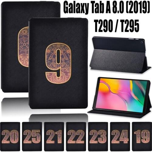 Tablet Case for Samsung Galaxy Tab A T295/T290 (2019) 8.0 inch Shockproof Folding Stand Tablet Cover Case + Stylus