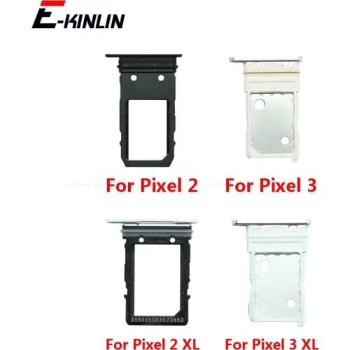 Sim Card Tray For Google Pixel 2 3 3a XL Sim Holder Slot Replacement Parts