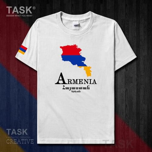 Armenia ARM AM national team Yerevan mens new t shirt Fashion tops Short Sleeve sports clothes summer cotton t-shirt tide 50