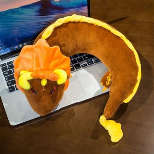 Game Genshin Impact Zhong Li Hu Tao U-shape Pillow Cute Styling Anthropomorphic Plush Toy Stuffed Anime Cosplay Props Cushion