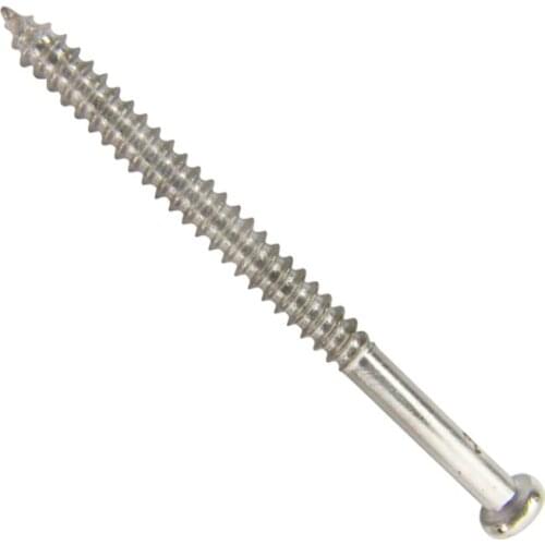 FLEOR 10pcs Bass Guitar Pickup Mounting Screws Mushroom Head Style Screws 2.6*37mm