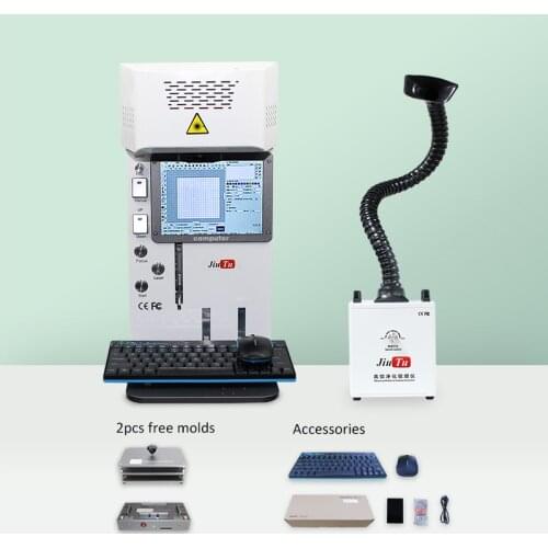 Jiutu Laser Separating Machine Mobile Phone Fiber Laser Engraving Marking Tools For iPhone 12 8 to 11 X Max Back Glass Remover