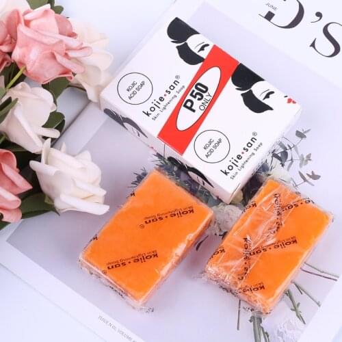 2021 New Whitening Soap Skin Bleaching Kojic Acid Glycerin Handmade Soap Deep Cleaning Drop Shipping