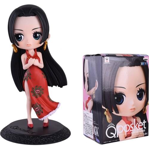 Original Bandai One Piece Boa·Hancock Nami Qposket Edition PVC Anime Figura Model Collection Gift For Kids Toys