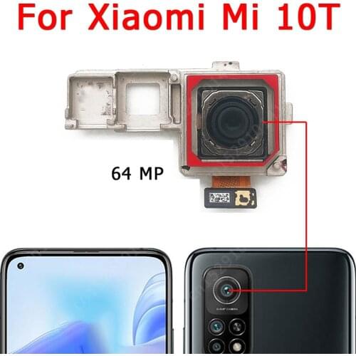 Original Rear Back Camera For Xiaomi Mi 10T 10 T Main Backside View Big Camera Module Flex Replacement Repair Spare Parts