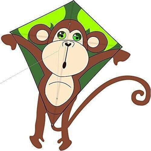 Outdoor Fun Sports Child Carton Kite /Animal Small Monkey Kites With Handle And String Good Flying