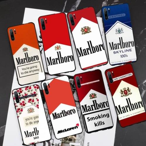 Cigarette box Marlboroing Phone Case For Huawei P20 P30 P40 lite Pro P Smart 2019 Mate 10 20 Lite Pro Nova 5t