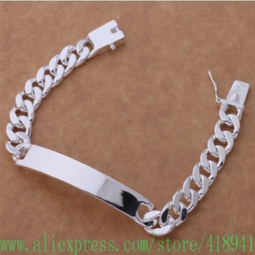 Silver Plated bracelet, Silver Plated fashion jewelry cattlehide /efiamwpa bgkajxra AH241