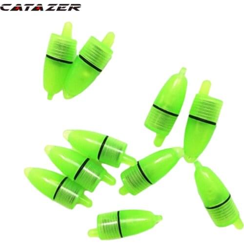 Durable Plastic LED Light Luminous Clip Tip Fishing Rod Bells Alarm Bell Bite Ring Fish Bait Outdoor Night Fishing Tools