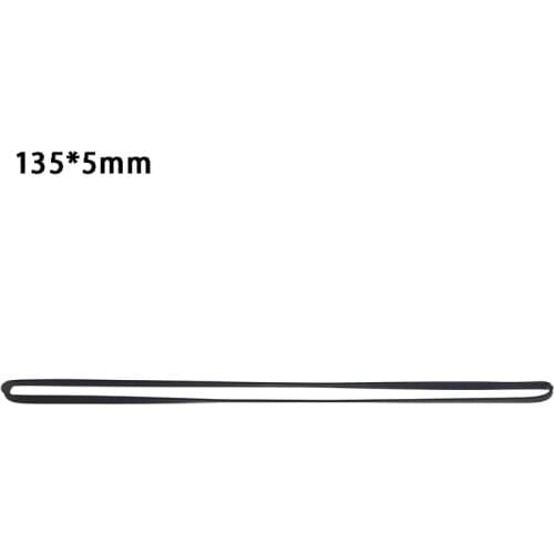 D57C 5mm Wide Turntable Rubber Belt Replacement Flat Drive Belt for Vinyl Record Player Belt-Driven Turntables