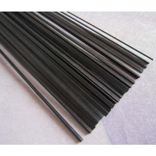 0.3mm*2mm*1000mm light weight carbon fiber bar/ strip for model airplane