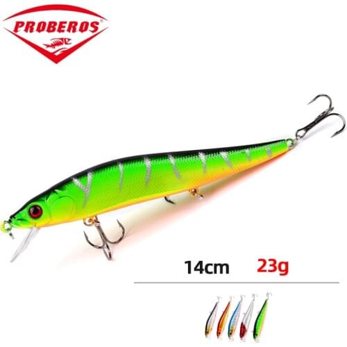 1pcs Fishing Lure in Bait Deep Swim Hard Bait Fish Tackle 14cm 23g Bionic Floating Minnow Fishing Wobbler Japan Pesca Crankbait