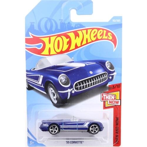 2018-192 Hot Wheels 55 CORVETTE Mini Alloy Coupe 1/64 Metal Diecast Model Car Kids Toys Gift