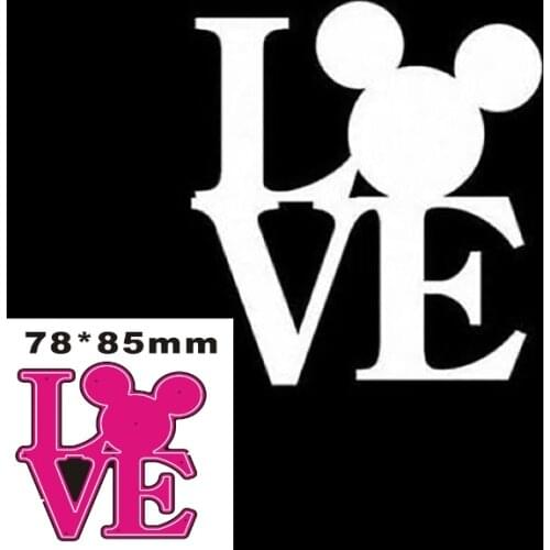 2021Love design handicrafts metal cutting dies scrapbook die cutting photo album card paper carving