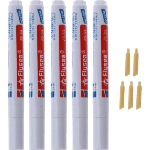 4Pcs Tile Grout Pen White Grout Renew Repair Marker with Replacement Nib Tip to Restore The Look of Tile Grout Lines Pen
