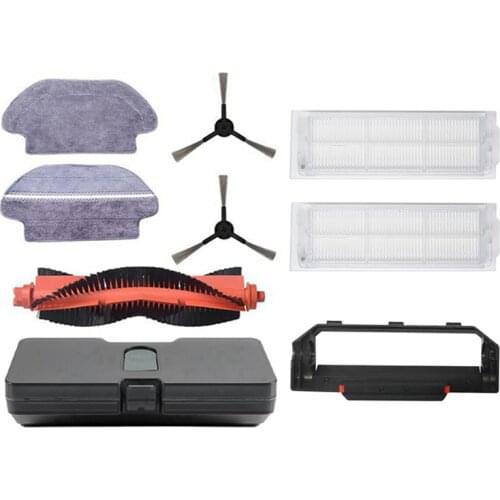 Promotion!for XIAOMI MIJIA STYJ02YM Robot Vacuum Cleaner Accessory Pack Kit Side Roller HEPA Filter Main Brush Mop