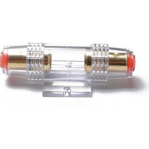 Automotive 100A AGU Fuse Holder Fusebox Circuit Breaker Gold Plated