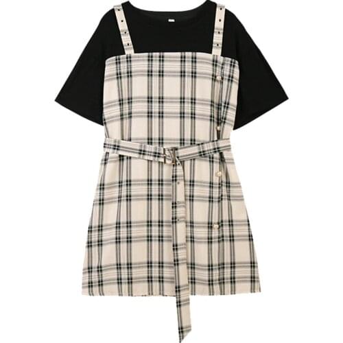 Модные платья в клетку BELLYQUEEN China At AliExpress