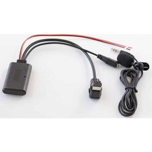 Wireless HIFI Car Audio bluetooth Cable Adapter Microphone MIC AUX Music Player 11Pin For Pioneer P99 P01 CD DVD