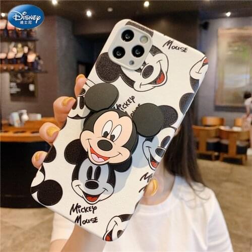 Disney is suitable for iPhone11 11promax couple mobile phone case Mickey xr caseMinnie 8 plus case zz029-1