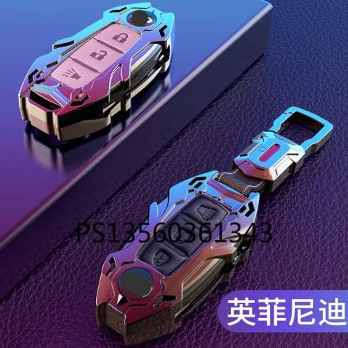 Suitable for Infiniti Q50l Qx50 Qx70 Q70l Qx60 Ex25 Fx35 zinc alloy key cover shell buckle