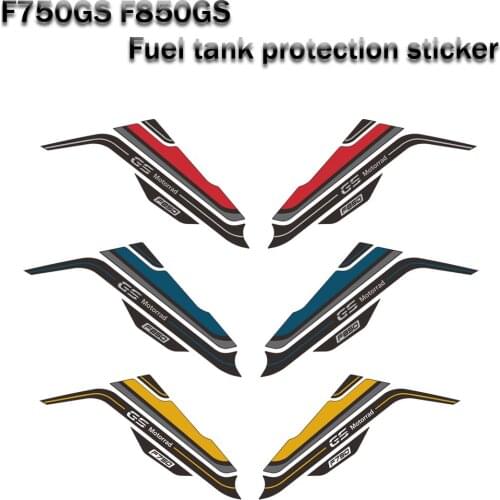 For bmw f750gs f850gs 2018 2019 2020 Motorcycle Sticker f750 gs f850 gs Fuel Tank protection decal Applique