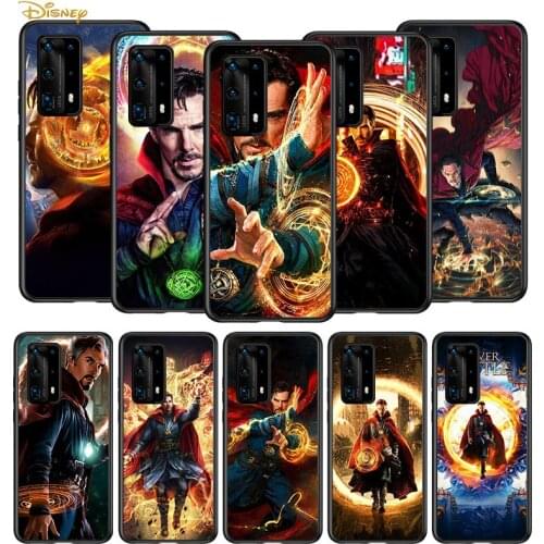 Doctor Strange Marvel hero for Huawei P40 P30 P20 P10 Pro Lite E Plus 4G 5G P9 P8 Lite P Smart Z S Plus Soft Black Phone Case