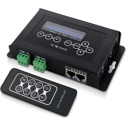 BC-100; DMX512 master Controller;With RF wireless remote control,can choose changing modes and control speed and brightness