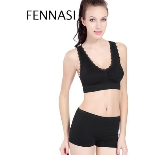 FENNASI Lingerie Black Nylon Lace Brassiere Sexy Underwear Set Erotic Lingerie Women Bra And Panty Set Hight Waist Push Up Bra