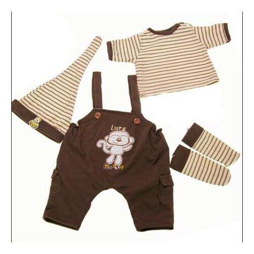 Different Styles 50-60cm Silicone Reborn Baby Doll Clothes Hot Sale Dolls T-shirt Dress Accessories For bebe reborn Doll