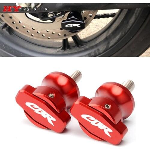 Logo CBR For HONDA CBR1000RR CBR6000RR CBR954RR 600RR 954RR 1000RR 8MM Motorcycle Swingarm Sliders Spools Stand Slider Screws