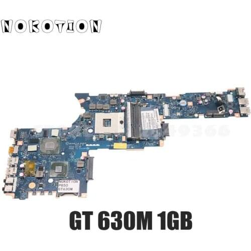 NOKOTION LA-8391P K000135190 Mainboard For TOSHIBA Satellite P850 P855 Laptop Motherboard HM77 DDR3 GT630M 1GB