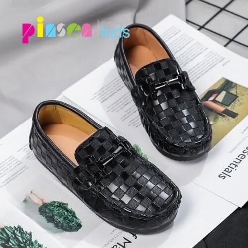 2021 Genuine Leather Children Shoes For Boys girls Mocassins Fashion Soft Kids Shoes For Boy Casual Flat Slip On Loafers