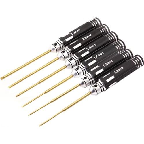 HSS Titanium Coated Hex Screwdriver Tool Set for RC Helicopter Drone Aircraft Model Repair Tools remove hexagon socket