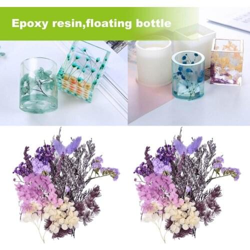 Natural Dried Flowers Pressed DIY Dry Herbs Plants Resin Decor For Aromatherapy Candle Epoxy Resin Pendant Making Craft