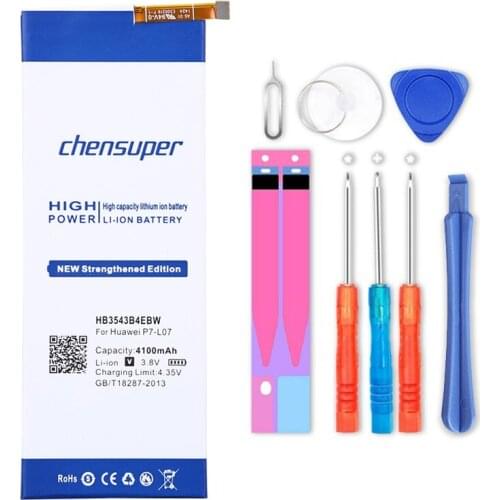NEW chensuper 4100mAh HB3543B4EBW Battery for Huawei Ascend P7 P7-L07 L09 L00 L10 L05 L11
