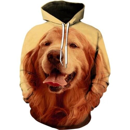 Stylish Man Fun Pet Dog 3D-Printed Casual Hoodie Fall Long Sleeve Sweatshirt Mens And Womens Sweatwear Hoodie Spring Coat
