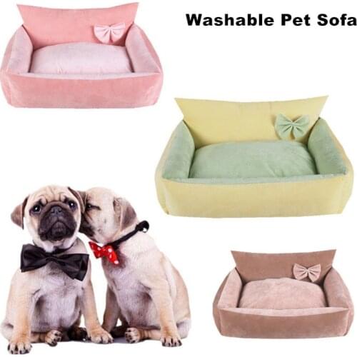 Detachable Pet Bed for Small Medium Large Dogs All Seasons Dog House Cat Beds Couch Washable Puppy Sofa Kennel Pet Products