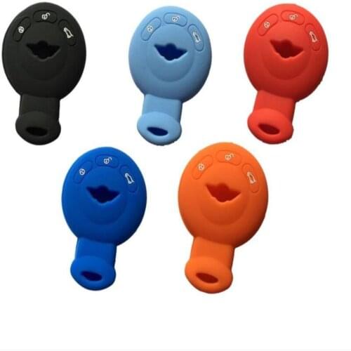 Silicone Colorful Key Cases Key Sets Cover Car Accessories For BMW Mini Cooper Clubman Countryman R56 R57 R58 R60 R61 1pc