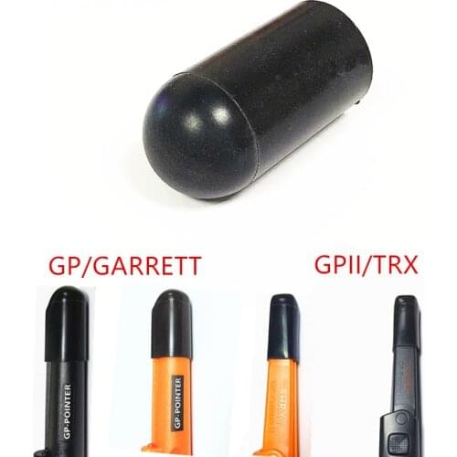 Pointer Metal Detector Accessories Rubber Dust Protective Cover Mud Case for Gp/trx/Pinpointing Detecting Black 2PCS